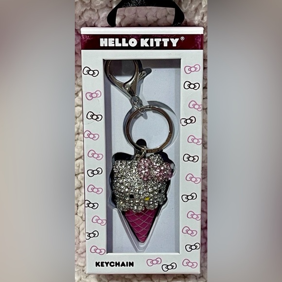 Hello Kitty Rhinestone Keychain - Picture 1 of 1